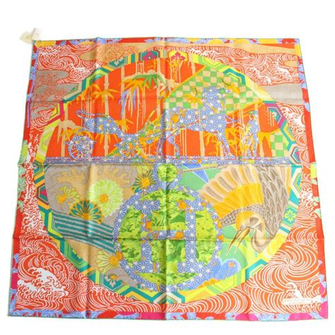 Hermes Ex Libris en Kimonos Ltd Ed Scarf 